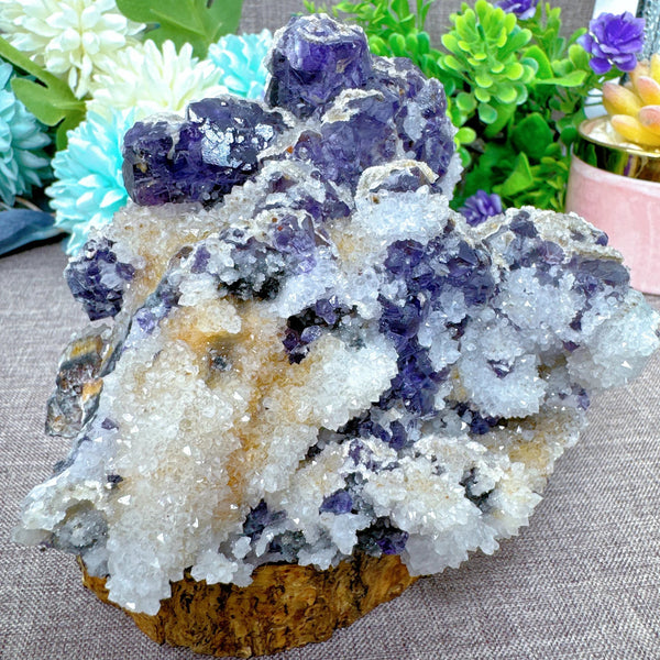 Blue Fluorite Crystal-ToShay.org