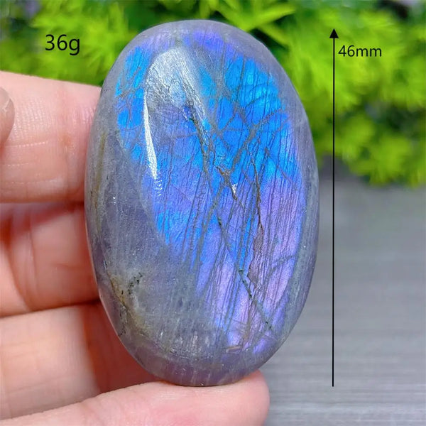Purple Labradorite Palm Stone-ToShay.org