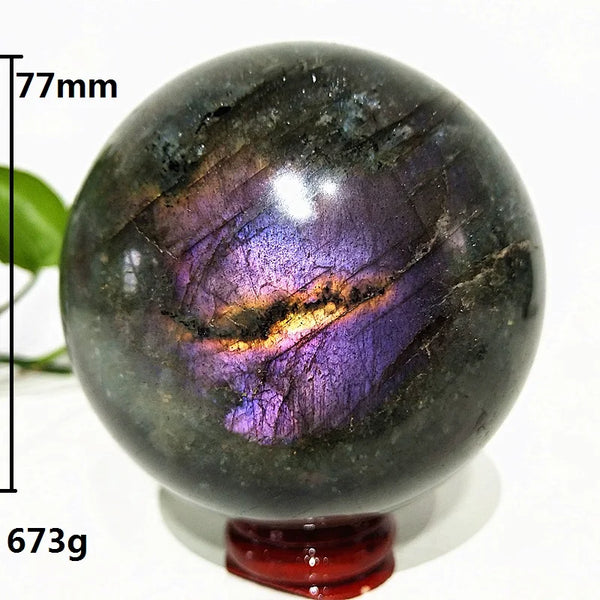 Yellow Labradorite Crystal Ball-ToShay.org