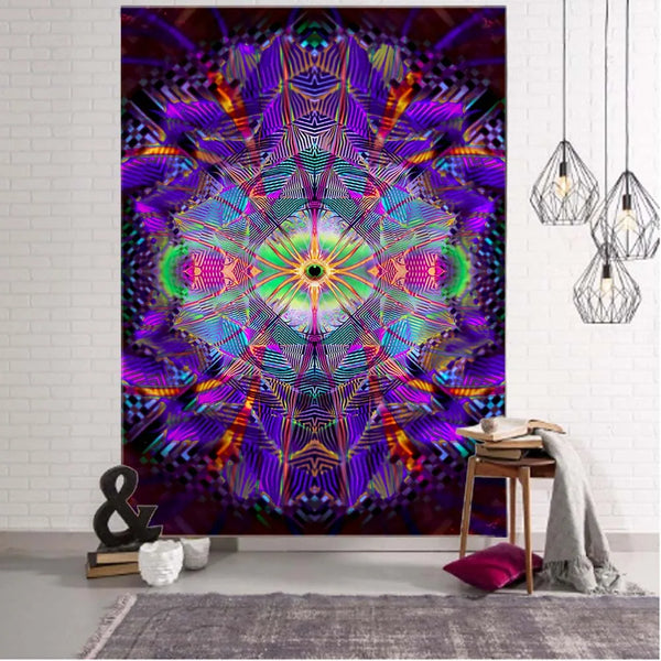 Psychedelic Art Print Tapestry-ToShay.org