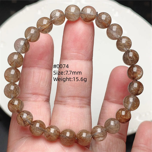 Silver Rutilated Quartz Bracelet-ToShay.org