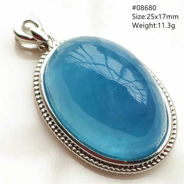Blue Aquamarine Pendant-ToShay.org