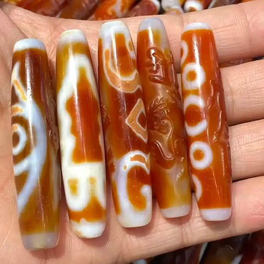 Tibetan Agate Eyes Dzi-ToShay.org