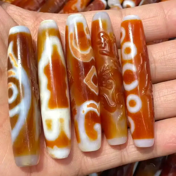 Tibetan Agate Eyes Dzi-ToShay.org