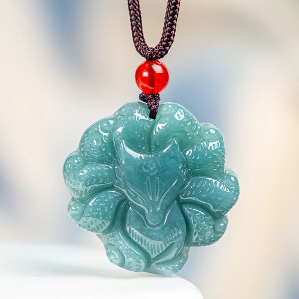 Blue Jade Nine-Tailed Fox-ToShay.org