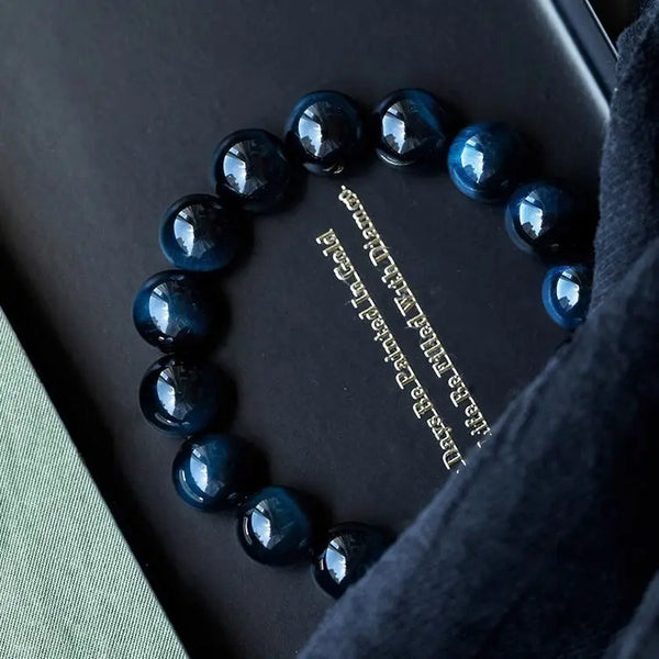 Blue Tigers Eye Bracelet-ToShay.org