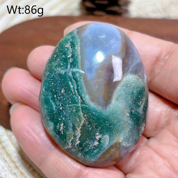 Ocean Jasper Palm Stone-ToShay.org