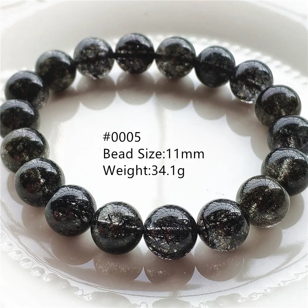 Black Rutilated Quartz Bracelet-ToShay.org