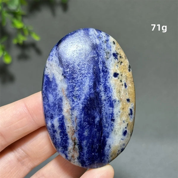 Blue Sodalite Palm Stone-ToShay.org
