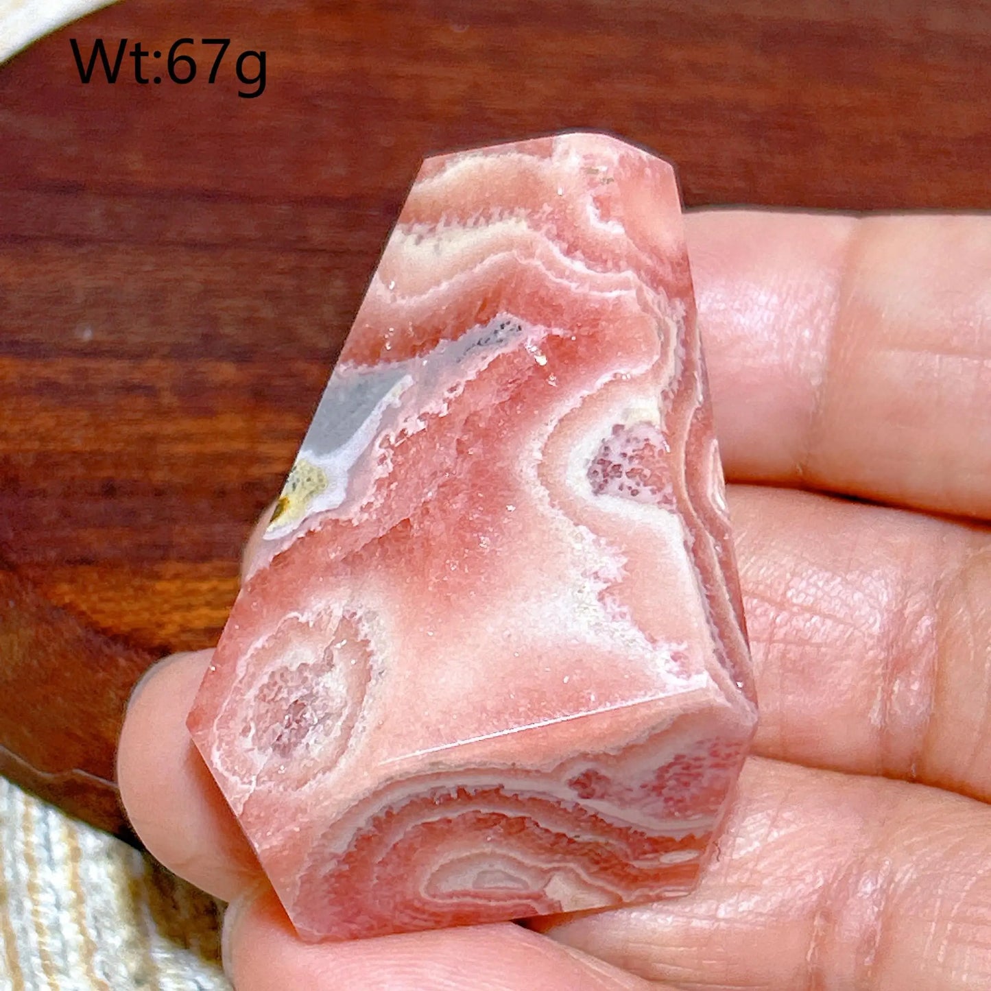 Pink Rhodochrosite Stone-ToShay.org