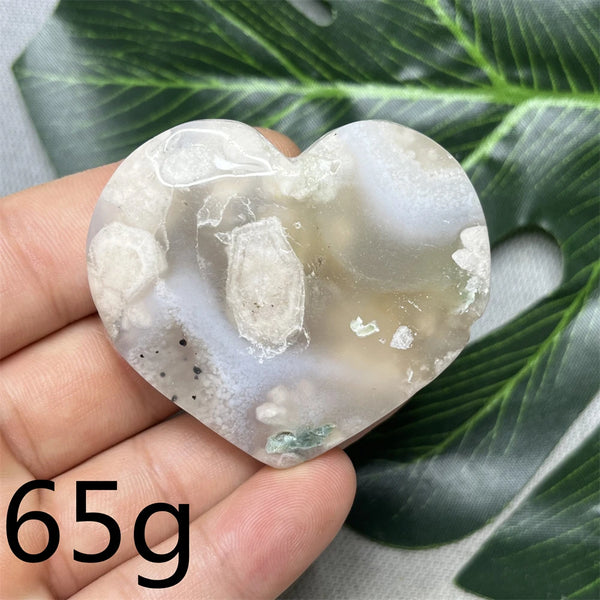 Pink Amethyst Agate Heart-ToShay.org