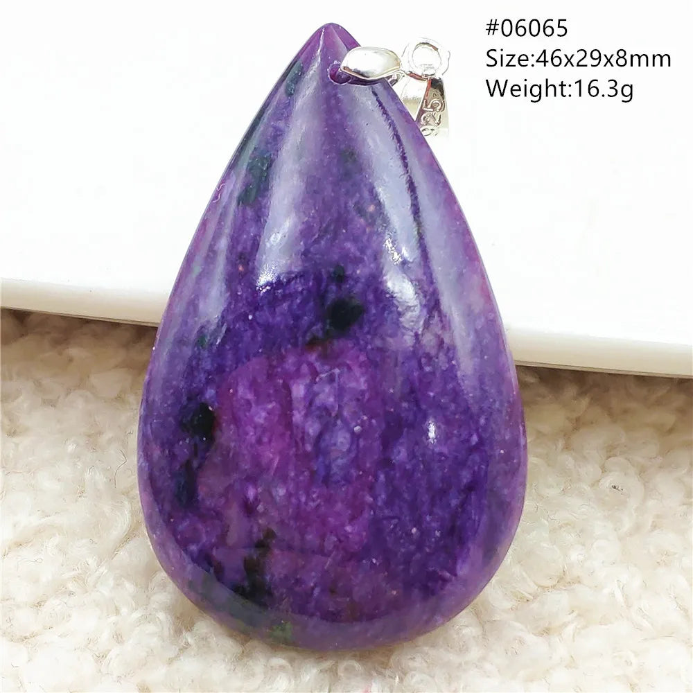 Purple Charoite Pendant-ToShay.org