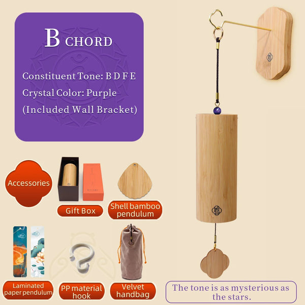 Bamboo Chord Wind Chimes-ToShay.org