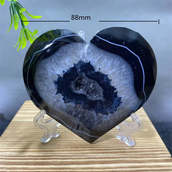 Black Agate Heart-ToShay.org