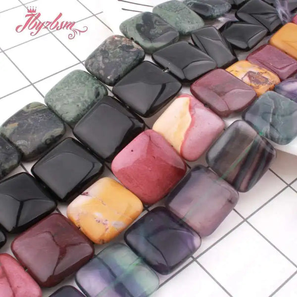 Mixed Crystal Square Beads-ToShay.org