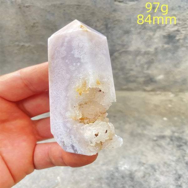 Pink Amethyst Cherry Blossom Agate-ToShay.org