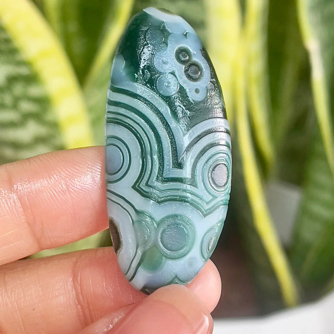 Yellow Green Sardonyx Agate-ToShay.org