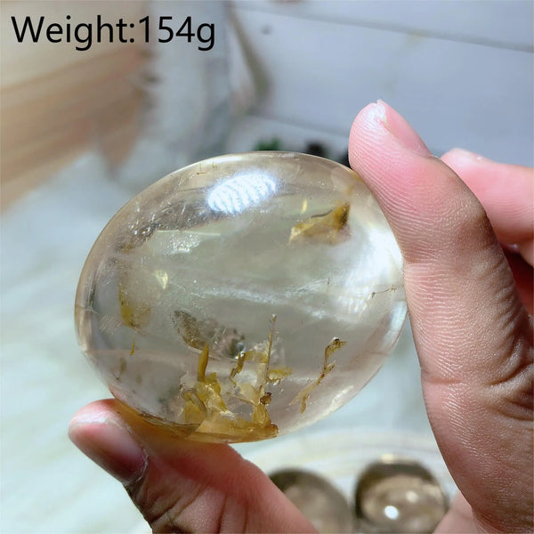Smokey Quartz Palm Stones-ToShay.org