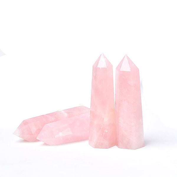 Pink Rose Quartz Crystal Point-ToShay.org