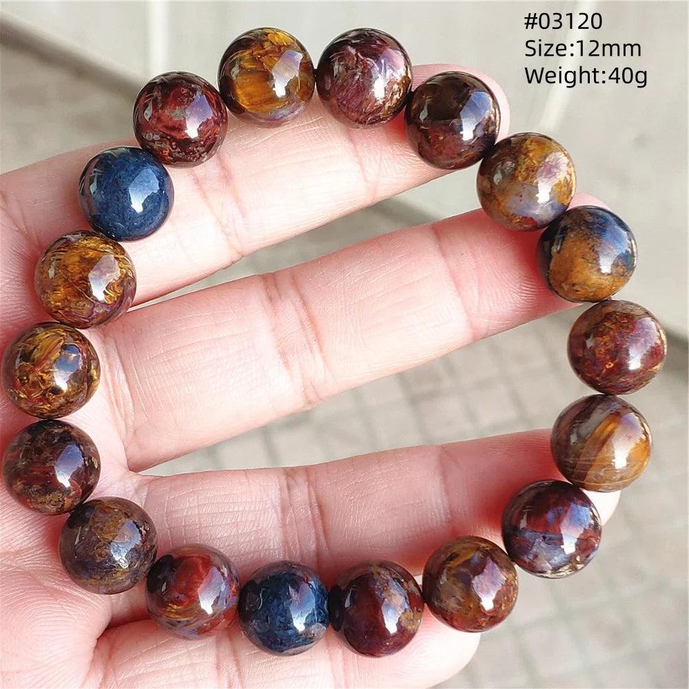 Blue Red Pietersite Bracelet-ToShay.org