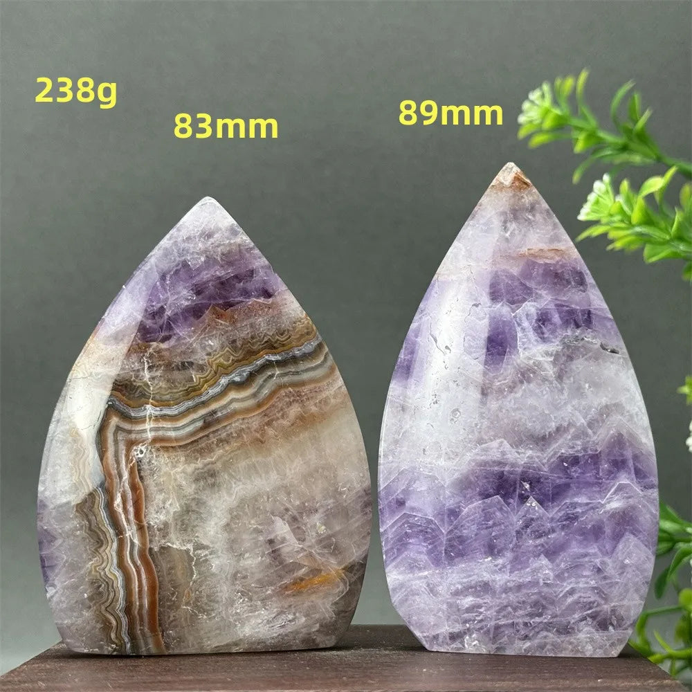 Purple Amethyst Agate Torch-ToShay.org