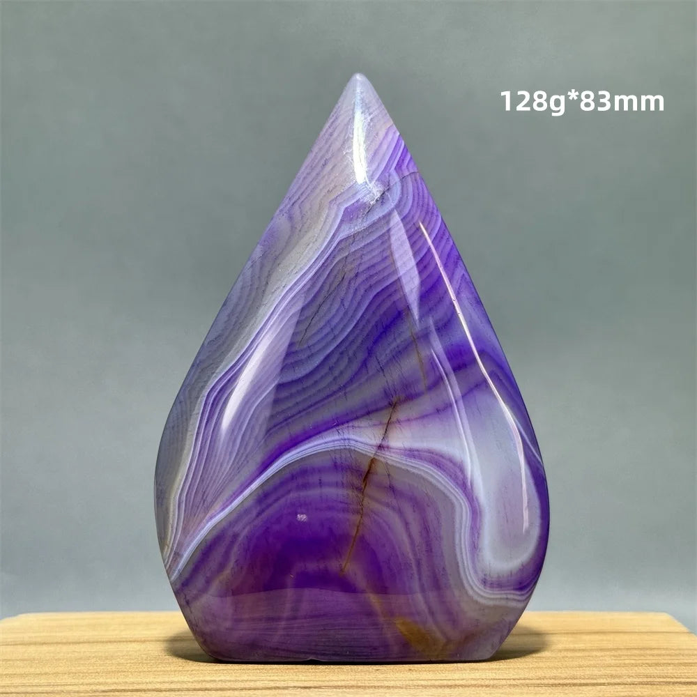 Purple Agate Torch-ToShay.org