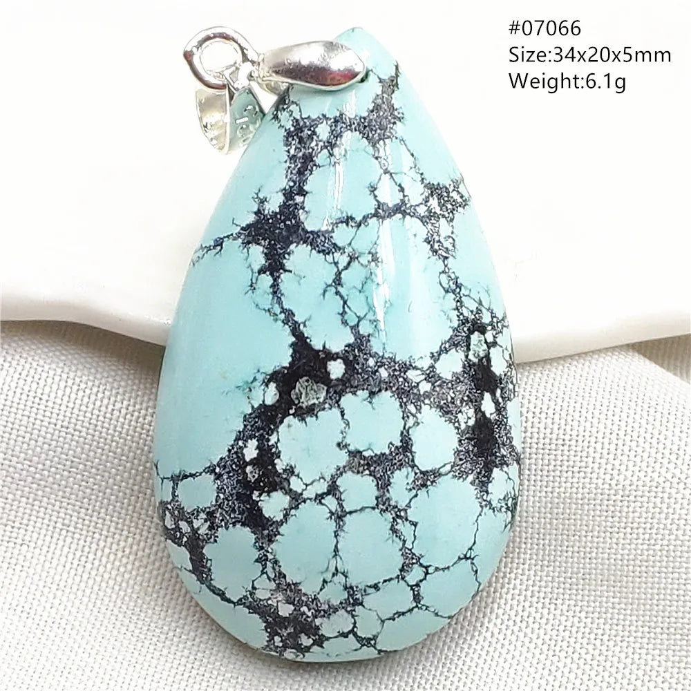 Blue Turquoise Pendant-ToShay.org