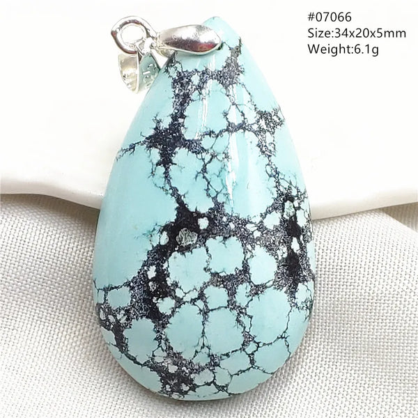 Blue Turquoise Pendant-ToShay.org