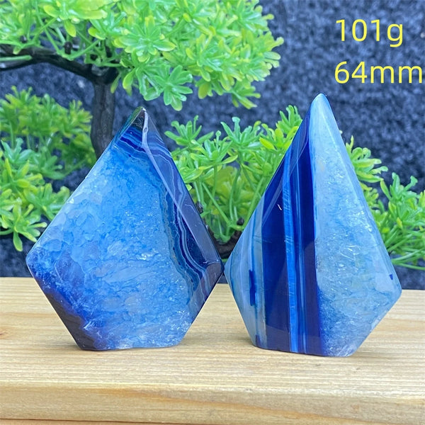 Blue Agate Torch-ToShay.org