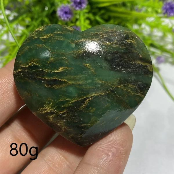 Green Emerald Stone Heart-ToShay.org