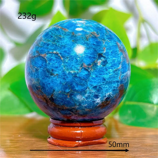 Blue Apatite Ball-ToShay.org