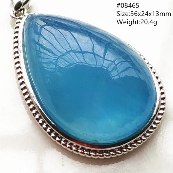 Blue Aquamarine Pendant-ToShay.org