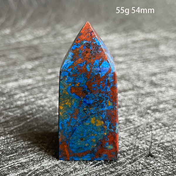 Blue Azurite Malachite Point-ToShay.org