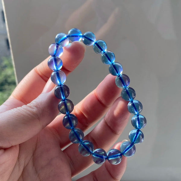 Blue Aquamarine Bracelet-ToShay.org