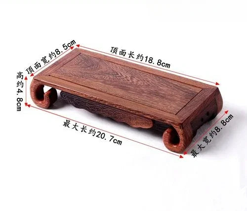 Mahogany Carved Base-ToShay.org