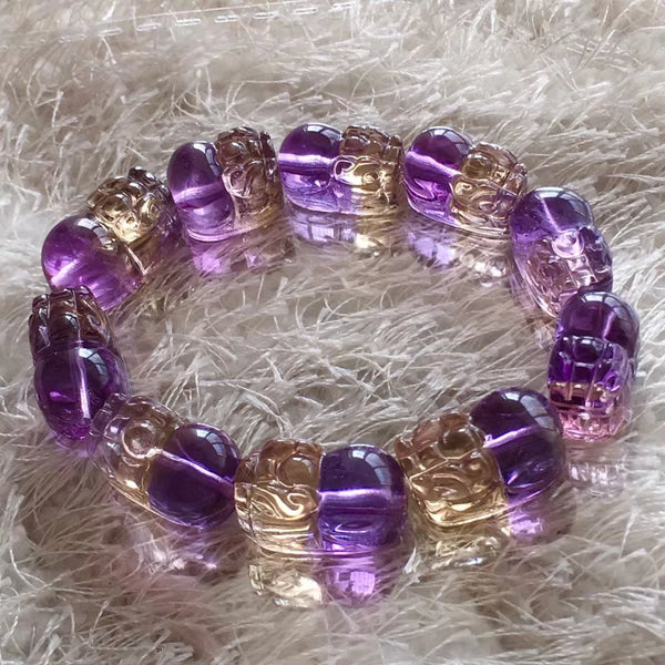 Purple Ametrine Pi Xiu Bracelet-ToShay.org