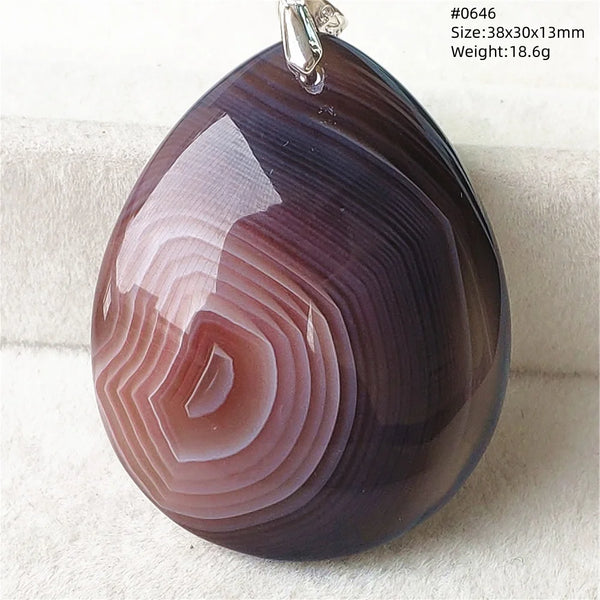 Grey Lace Agate Pendant-ToShay.org