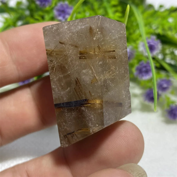 Gold Rutilated Quartz Rock-ToShay.org