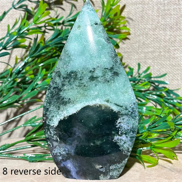 Green Moss Agate Flame-ToShay.org