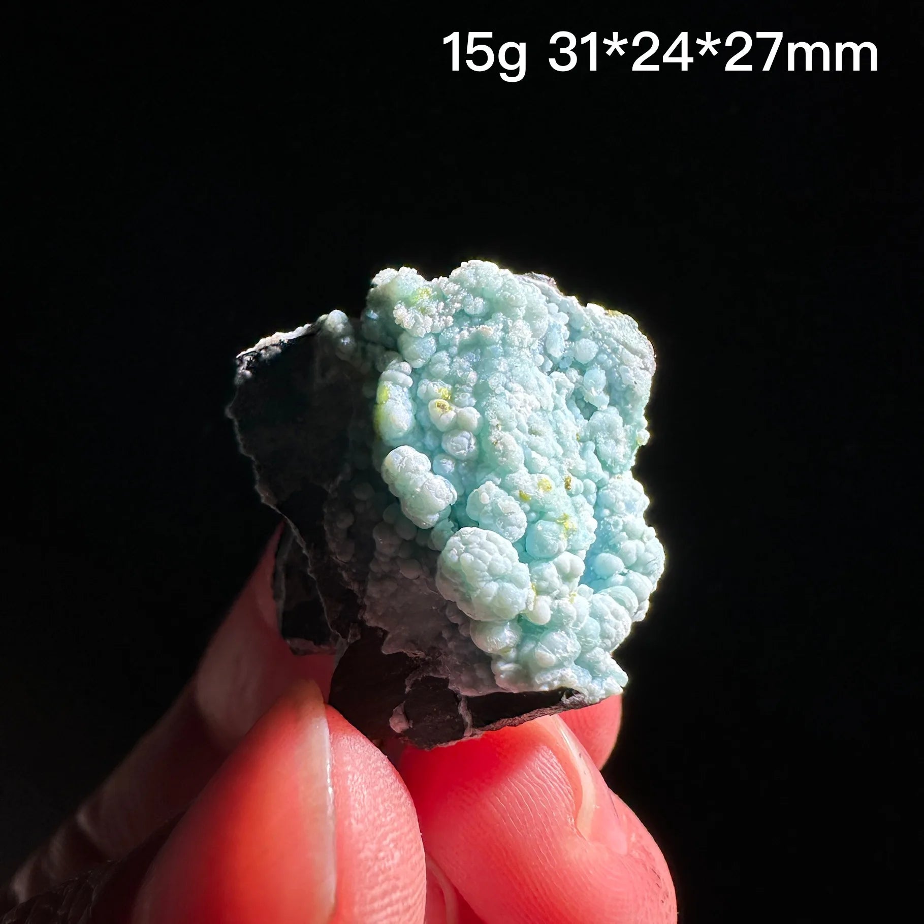 Blue Gibbsite Quartz Crystal-ToShay.org