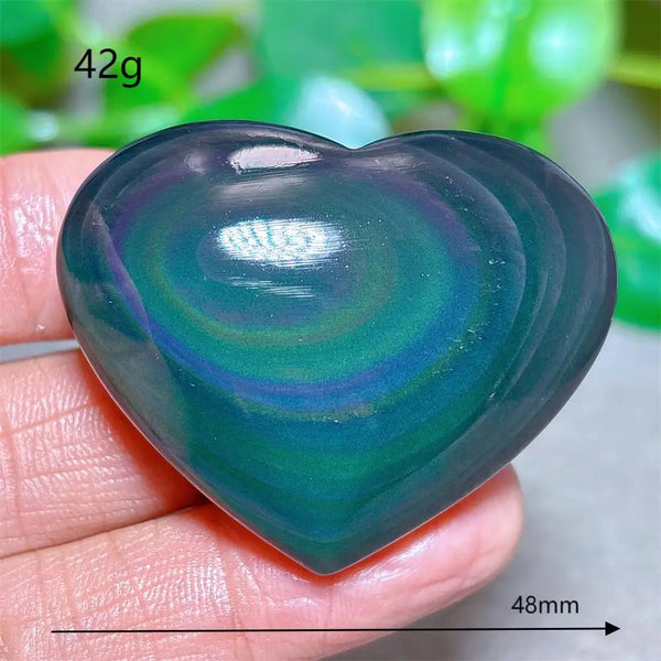 Rainbow Obsidian Heart-ToShay.org