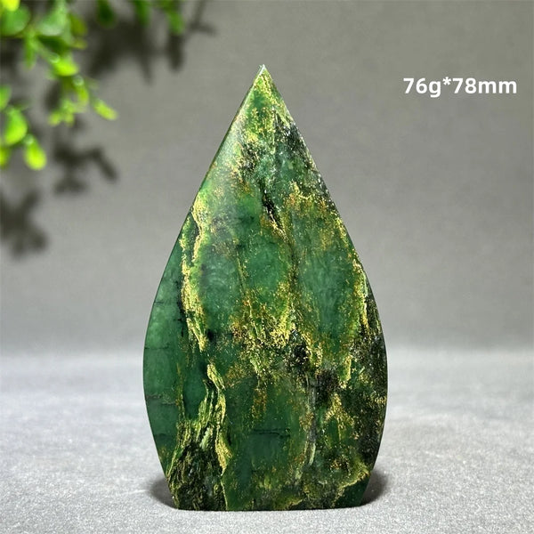 Green Emerald Agate Torch-ToShay.org