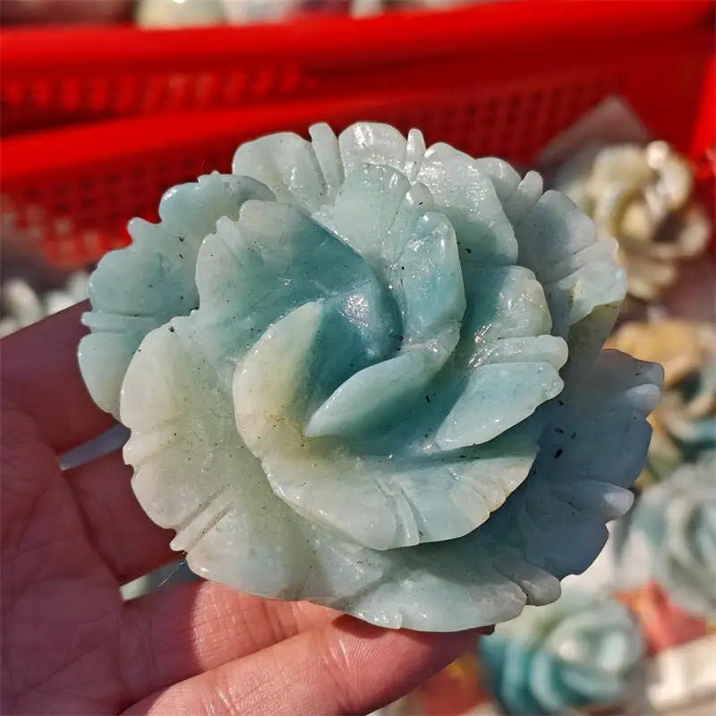 Blue Amazonite Flower-ToShay.org