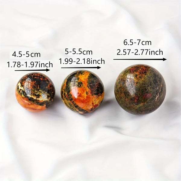 Orange Firestone Agate Ball-ToShay.org