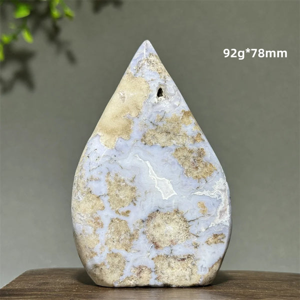 Blue Cherry Agate Torch-ToShay.org