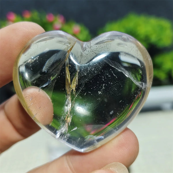 Clear Crystal Heart-ToShay.org