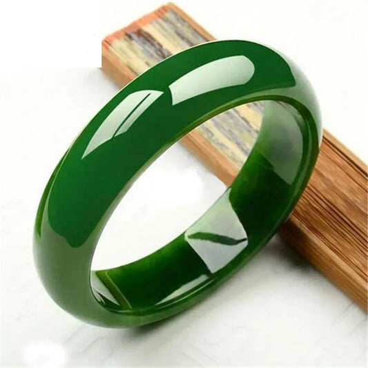 Green Jade Bangle-ToShay.org