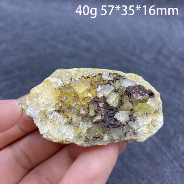 Yellow Fluorite Crystal-ToShay.org