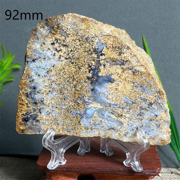 Yellow Hair Agate Slab-ToShay.org