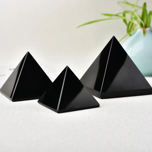 Black Obsidian Pyramid-ToShay.org